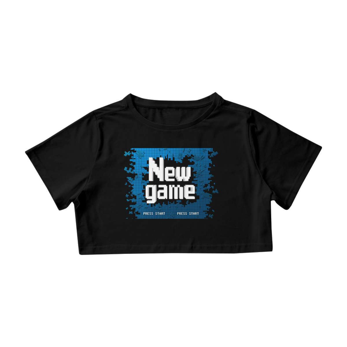 Nome do produto: Camisa Cropped New Game Start