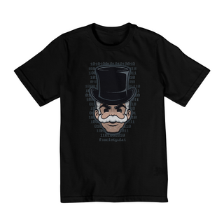 Camiseta Infantil (2 a 8) Mr. Robot Máscara