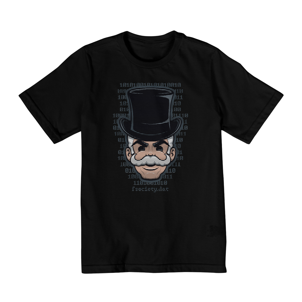 Nome do produto: Camiseta Infantil (10 a 14) Mr. Robot Máscara