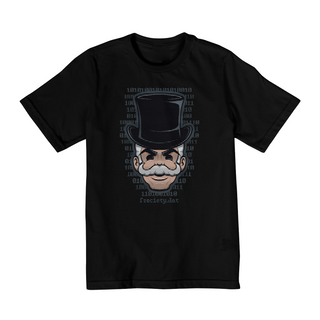 Camiseta Infantil (10 a 14) Mr. Robot Máscara