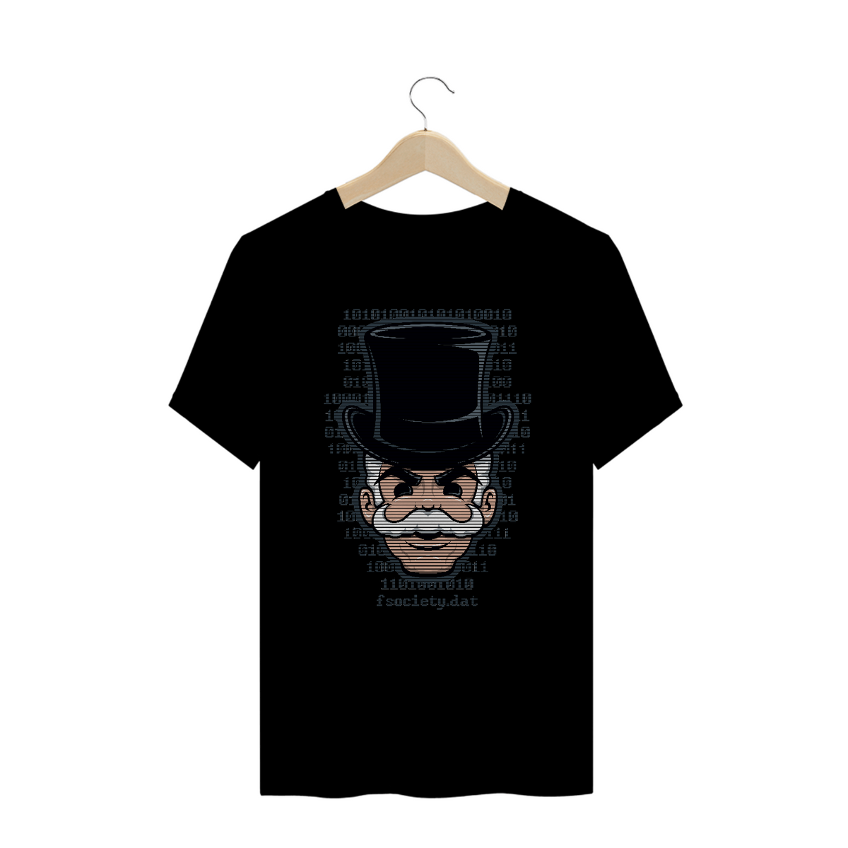 Nome do produto: Camiseta Plus Size Mr. Robot Máscara