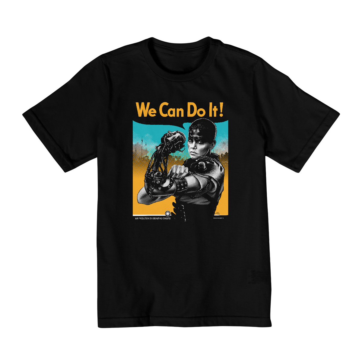 Nome do produto: Camiseta Infantil (10 a 14) Mad Max We Can Do It!