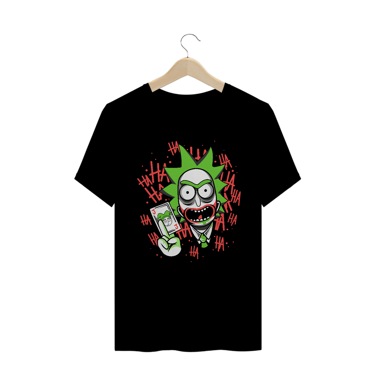 Nome do produto: Camiseta Rick and Morty The Joker