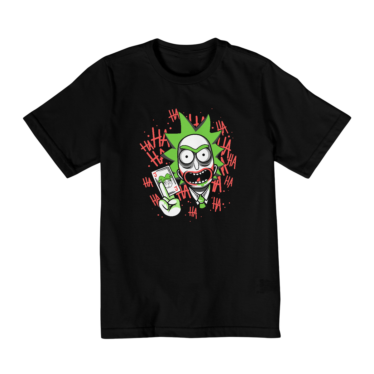 Nome do produto: Camiseta Infantil (2 a 8) Rick and Morty The Joker