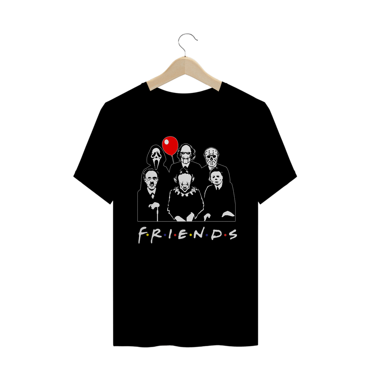 Nome do produto: Camiseta Halloween Friends Terror v02