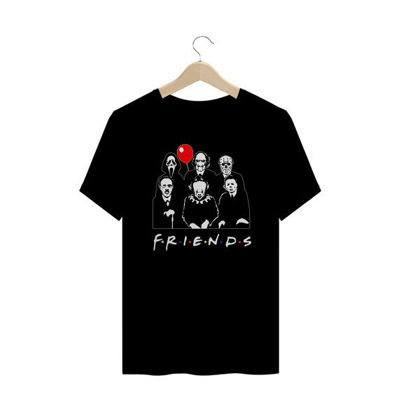 Camiseta Plus Size Halloween Friends Terror v02