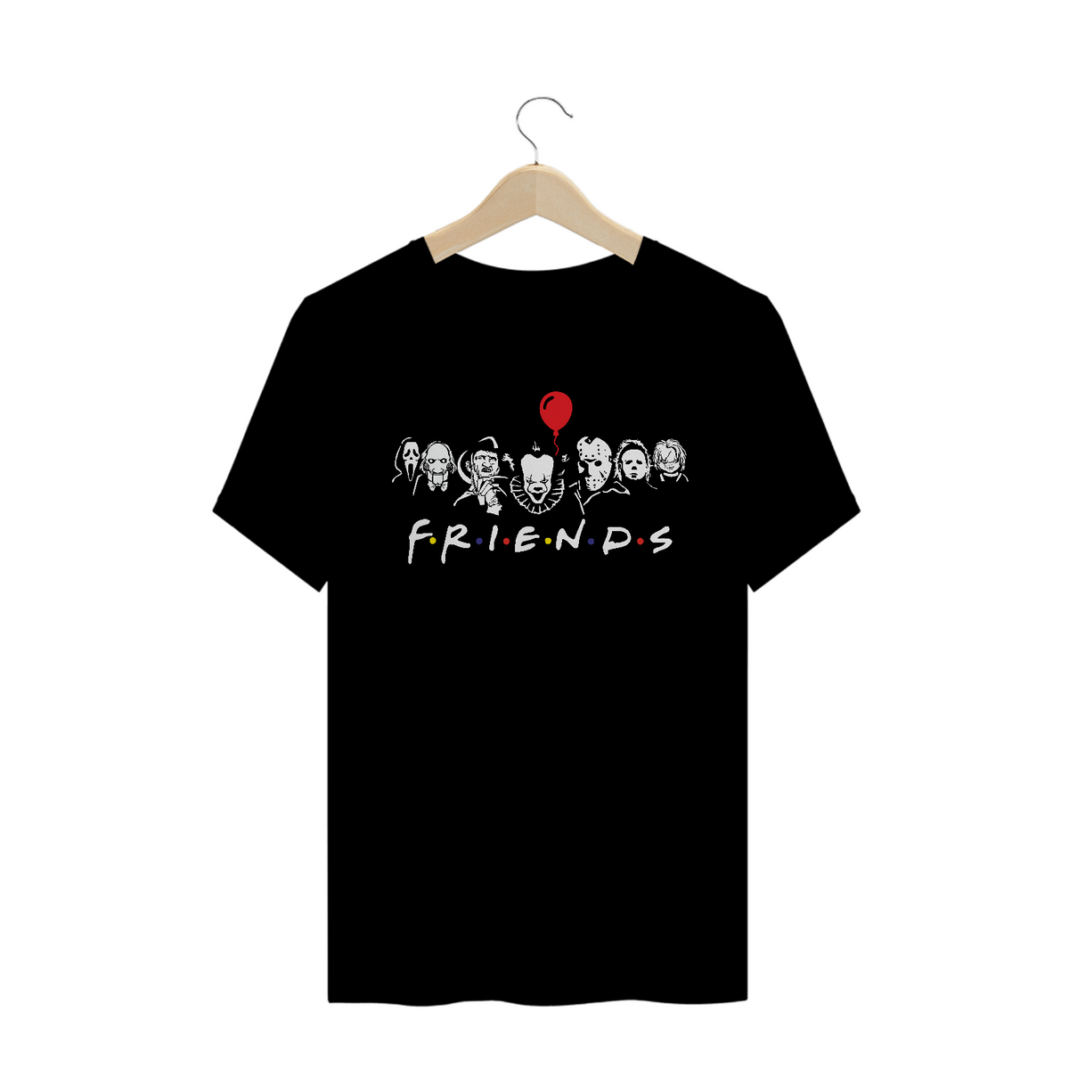 Nome do produto: Camiseta Halloween Friends Terror v01
