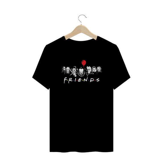 Camiseta Plus Size Halloween Friends Terror v01