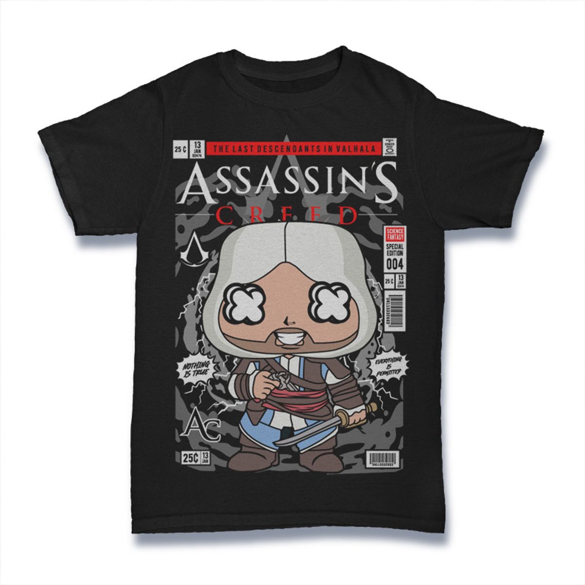 Nome do produto: Camiseta Assassin\'s Creed Game Toy