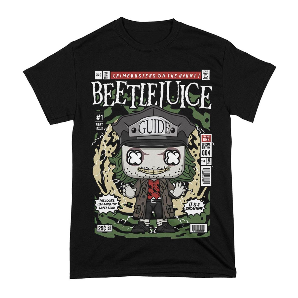 Nome do produto: Camiseta Beetlejuice Pop Toy