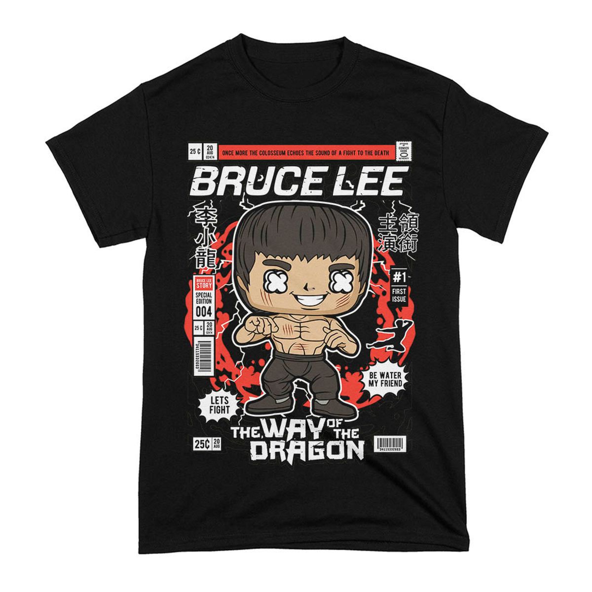 Nome do produto: Camiseta Bruce Lee Toy Art