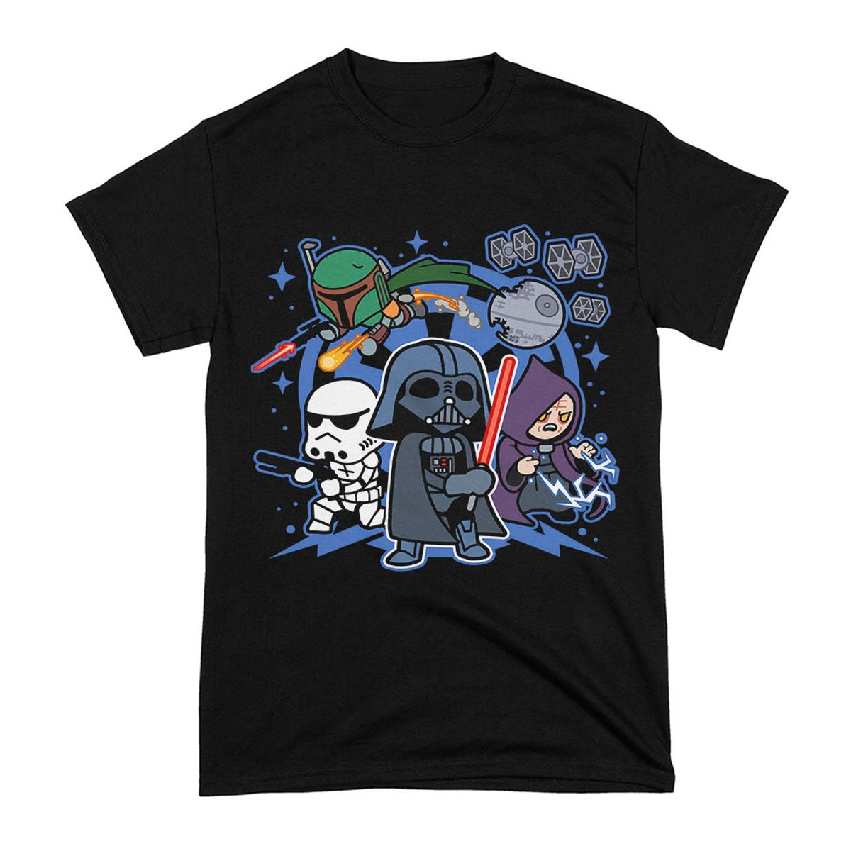 Nome do produto: Camiseta Darth Vader and Friends
