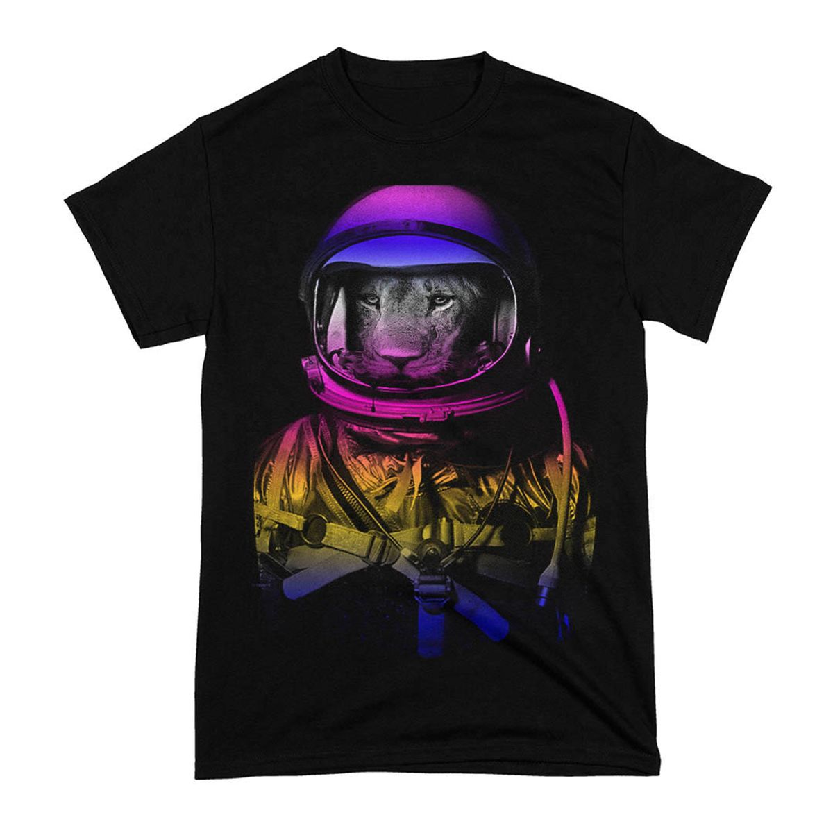 Nome do produto: Camiseta Leão Astronauta