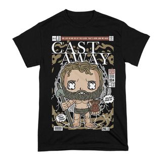 Camiseta Náufrago Cast Away Chuck Noland e Wilson