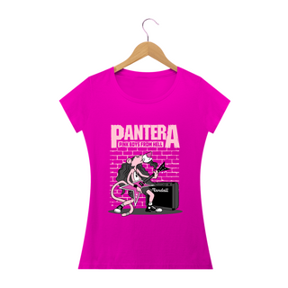 Nome do produtoBaby Look Pantera Rosa Rockeira