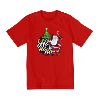 Nome do produtoCamiseta Infantil (2 a 8) Natal Papai Noel Ho Ho Ho