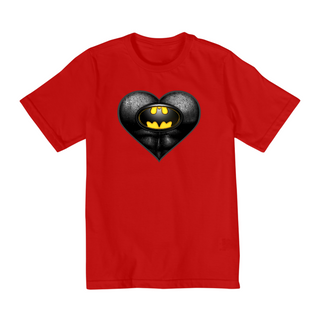 Nome do produtoCamiseta Infantil (10 a 14) Coração de Herói Batman