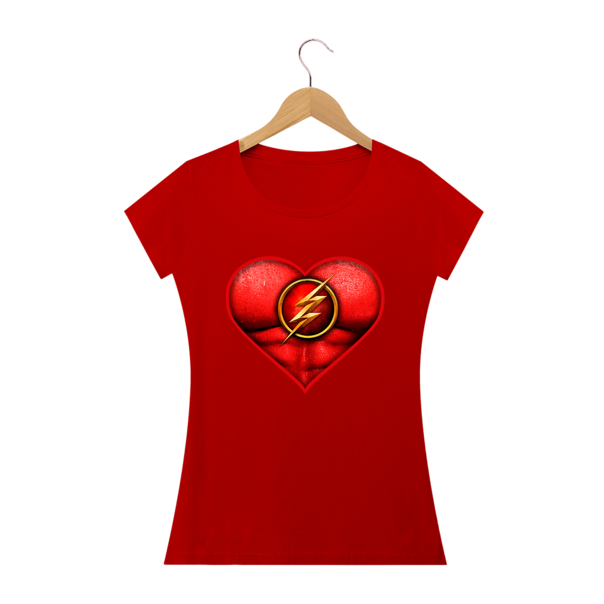 Nome do produto: Baby Long Coração de Herói Flash
