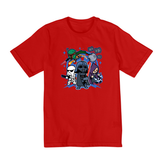 Nome do produtoCamiseta Infantil (2 a 8) Darth Vader and Friends