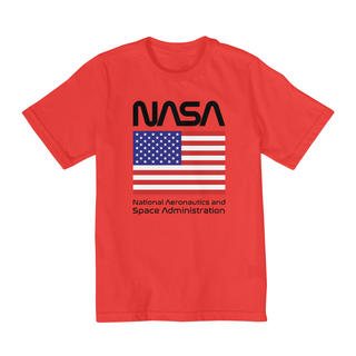 Nome do produtoCamiseta Infantil (2 a 8) Nasa Bandeira EUA Black