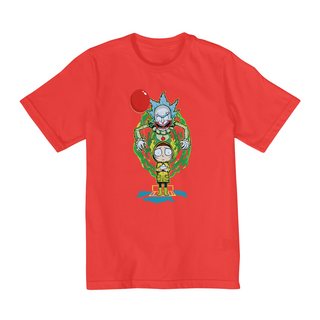 Nome do produtoCamiseta Infantil (2 a 8) Rick and Morty Pennywise