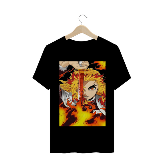t-shirt  demon slayer Kyojuro rengoku