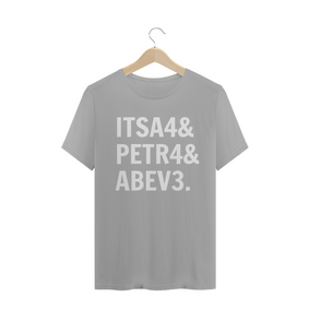 Camiseta ITSA4, PETR4, ABEV3