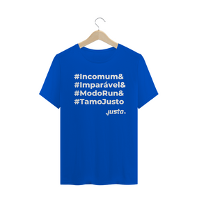 Camiseta #Incomum Masculina (Azul royal)