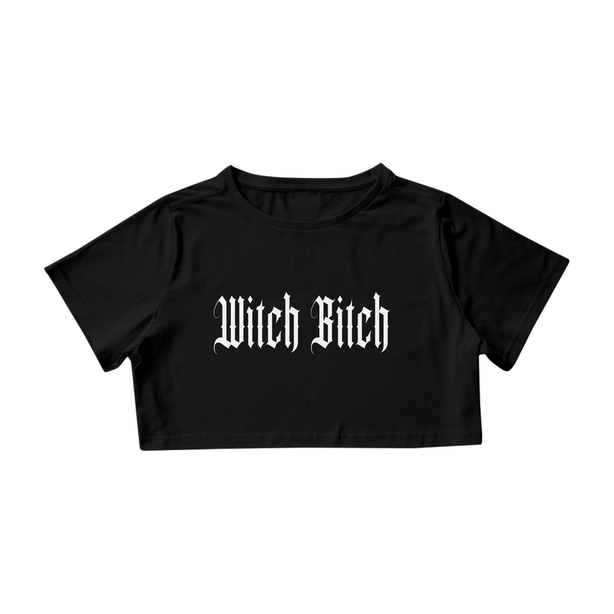 Nome do produto: Witch Bitch Cropped preta