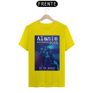 Nome do produtoT-SHIRT ALANIS 2025 COM DATA