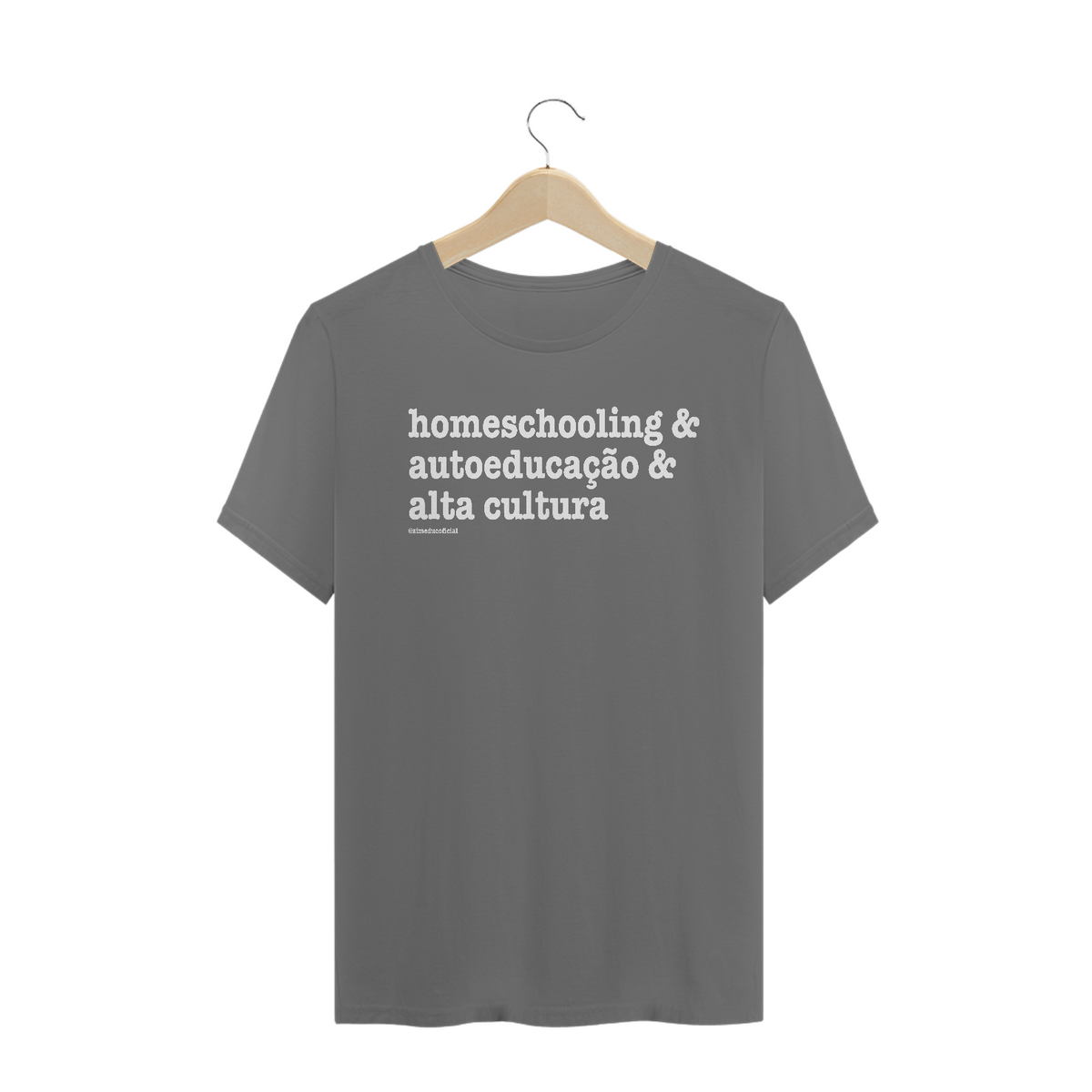 Nome do produto: Camisa Masculina Estonada - homeschooling & autoeducação & alta cultura 