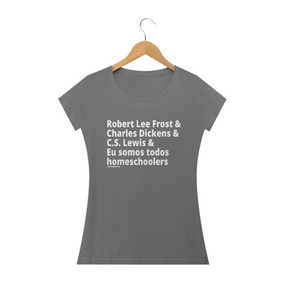 Camisa Feminina Estonada - Somos Todos Homeschoolers: Escritores