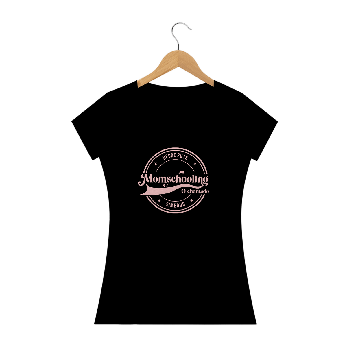 Nome do produtoCamisa Femina Algodão - Momschooling o chamado