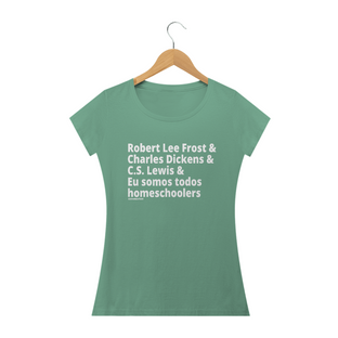 Nome do produtoCamisa Feminina Estonada - Somos Todos Homeschoolers: Escritores