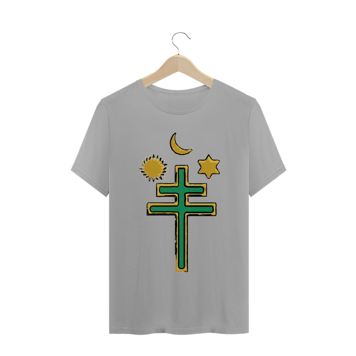 Nome do produto: Camiseta Masculina Santo Daime