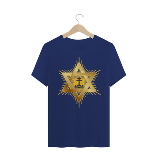 Nome do produtoCamiseta Masculina Estrela e Santo Cruzeiro