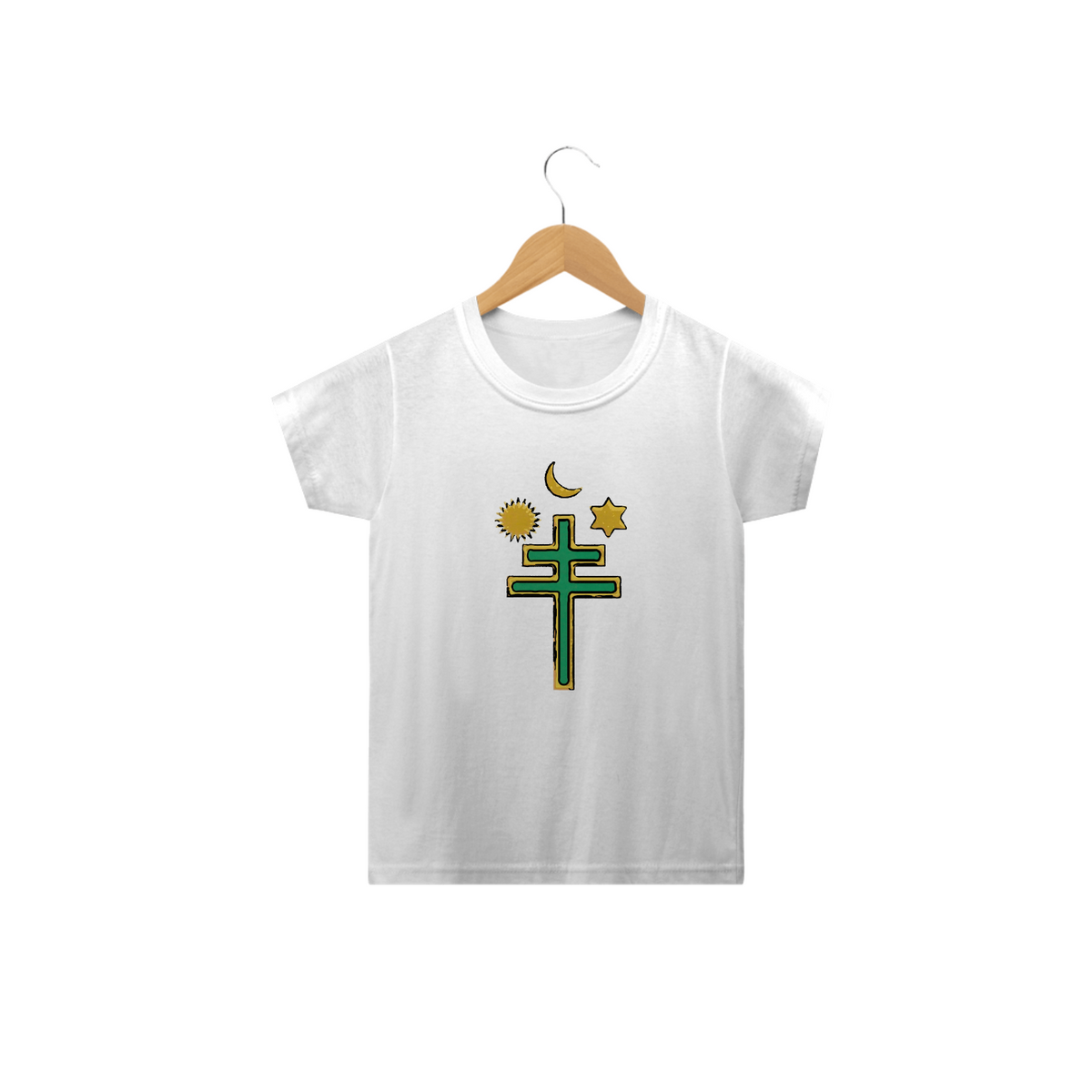 Nome do produto: Camiseta Infantil Santo Daime