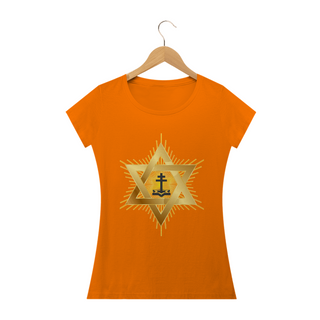 Nome do produtoCamiseta Feminina Estrela e Santo Cruzeiro