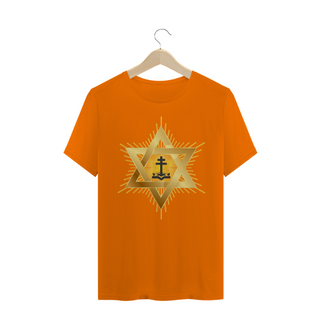 Nome do produtoCamiseta Masculina Estrela e Santo Cruzeiro