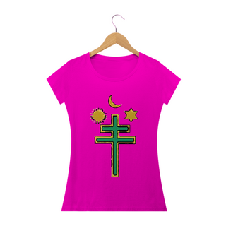 Nome do produtoCamiseta Feminina Santo Daime