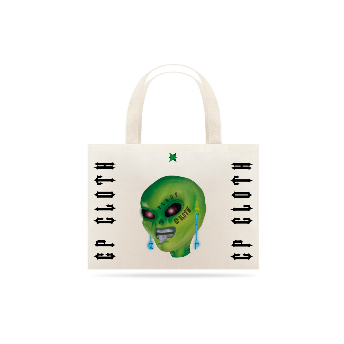 Nome do produto: ECOBAG ALIEN - CP CLOTH