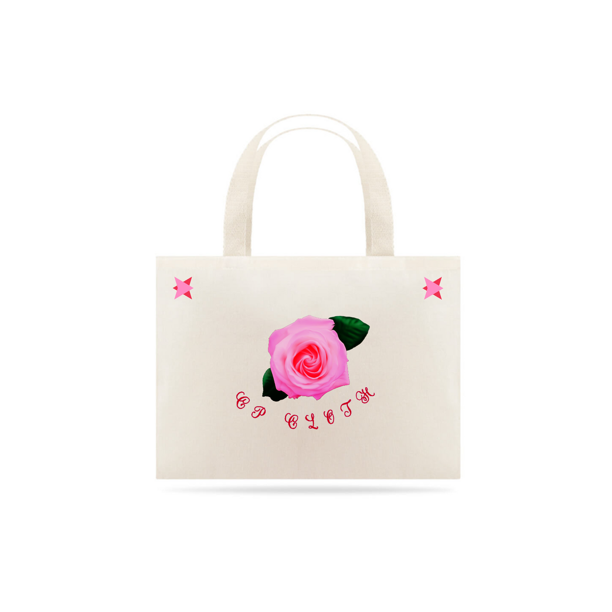 Nome do produto: ECOBAG FLOWER - CP CLOTH