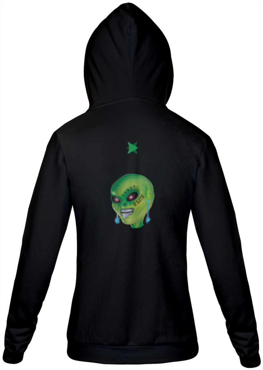 Nome do produto: MOLETOM COM ZÍPER ALIEN - CP CLOTH