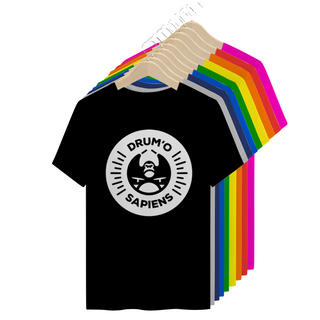 Camiseta Drum'o Sapiens vazada (c/ nome)