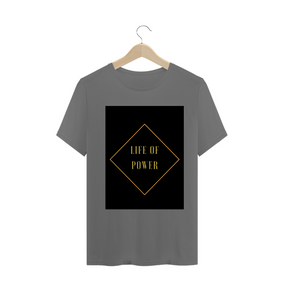 camiseta life of power qualidade 10 x