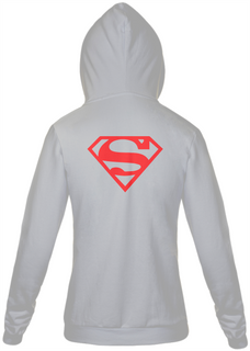 Nome do produtoSupergirl Logo - Moletom de Zíper