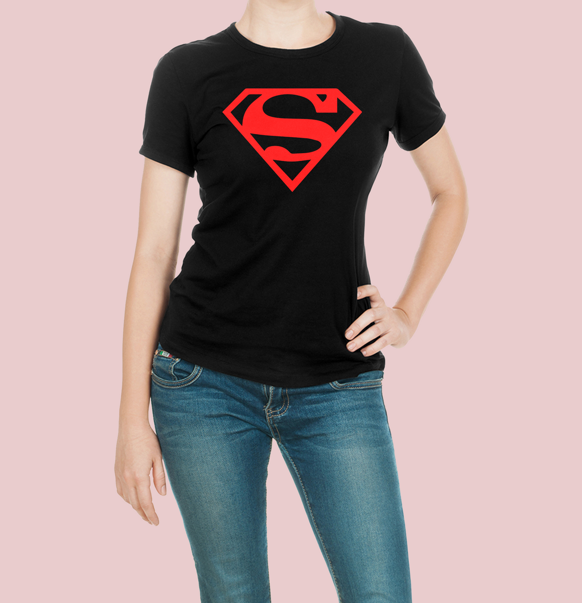 Nome do produto: Supergirl Logo - Baby Long Quality