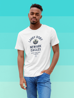 Nome do produtoCamiseta Larry Doby - Newark Eagles