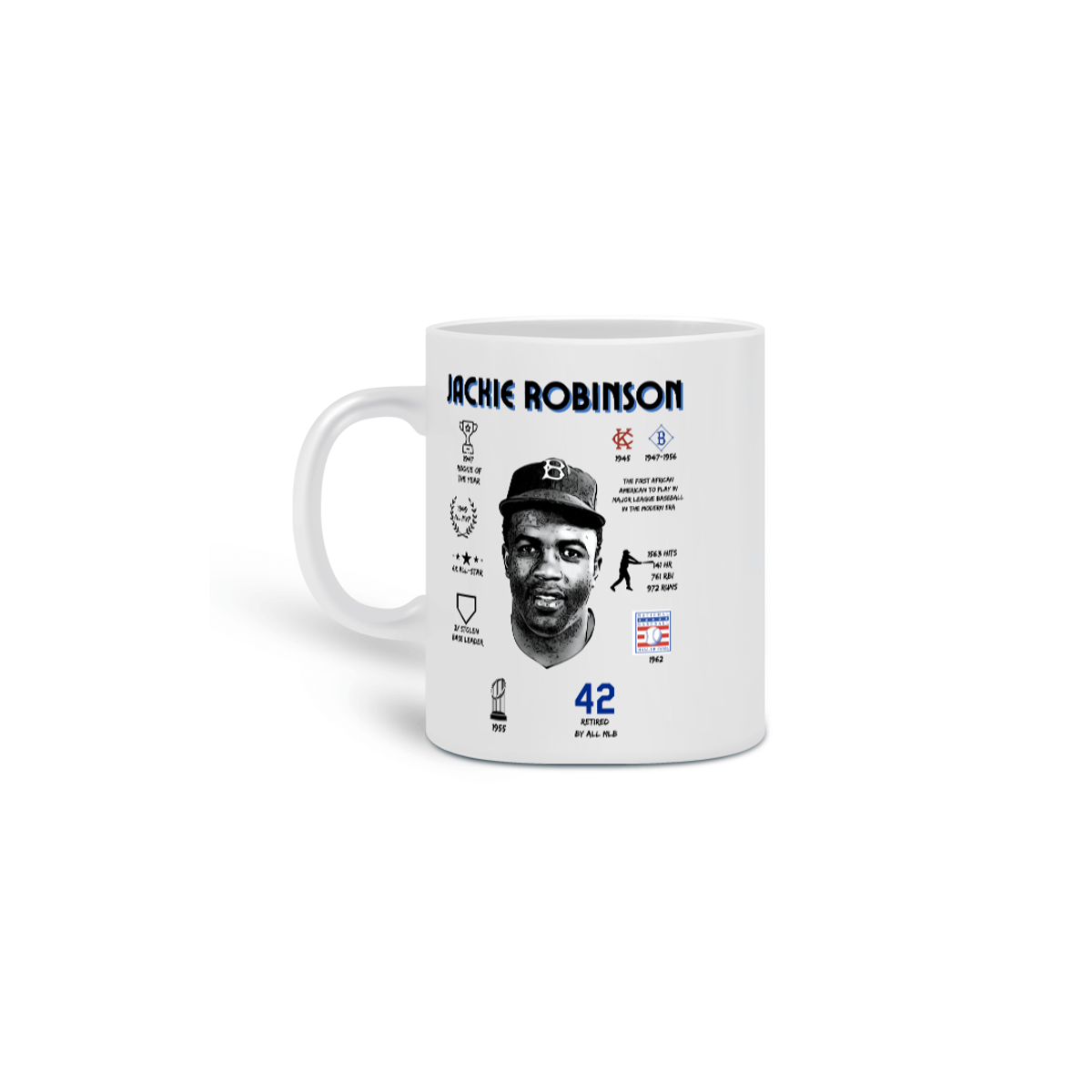 Nome do produto: Caneca Jackie Robinson