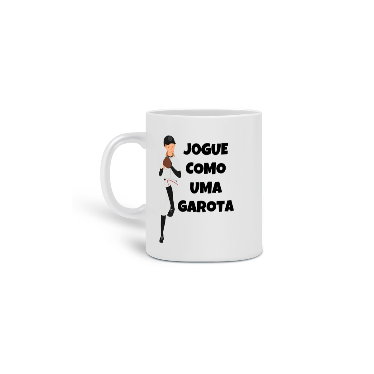 Nome do produto: Caneca Jogue Como Uma Garota